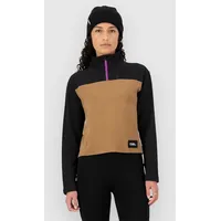 Mons Royale Offgrid Fleece Sweatshirt Schwarz/Beige S