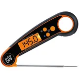 Wiederaufladbares Led-fleischthermometer – Digitales Küchenthermometer Mit Sofortanzeige – Crezuo
