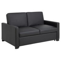 AC Design Furniture Maika Schlafsofa, Schwarz, H: 84 x B: 153 x T: 98 cm