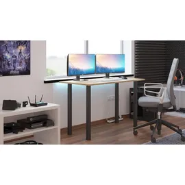 Möbelsystem Schreibtisch Gamingtisch Braun
