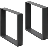 ECD Germany Tischbeine 40 x 43 cm