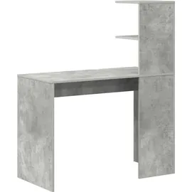 vidaXL Schreibtisch Beton Grau 102 x 50 x 124 cm Holzwerkstoff