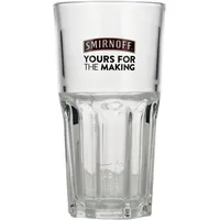 Smirnoff Libbey Glas mit Eichung 2 cl/4 cl