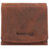 GREENLAND Montenegro Geldbörse Unisex Leder braun