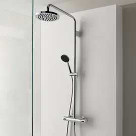 Dornbracht Showerpipe mit Brause-Thermostat Schwarz 34459979-99