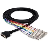 Hosa DTP-802 Multicore Kabel 8-Fach DB25 zu 6,3mm Klinke symmetrisch 2m