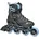Boa Schwarz/Pulverblau 36 5-37