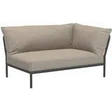 Houe LEVEL2 Outdoor Sofa Lounge-Modul 2 silber