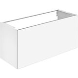 Keuco X-Line Waschtisch-Unterschrank 33182180000 Dekor cashmere matt, Glas cashmere klar, 120x60,5x49cm