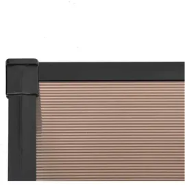 vidaXL Pultvordach 396 x 90 cm schwarz