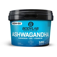 Bodylab24 Ashwagandha + Magnesium - Zinc - Vitamin B6 120 Kapseln)