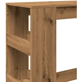 vidaXL Bartisch mit Regal Artisan-Eiche 90x40x103,5 cm Holzwerkstoff