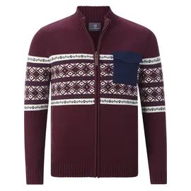 Jan Vanderstorm Strickjacke BJORNSEN dunkelrot- 64/66