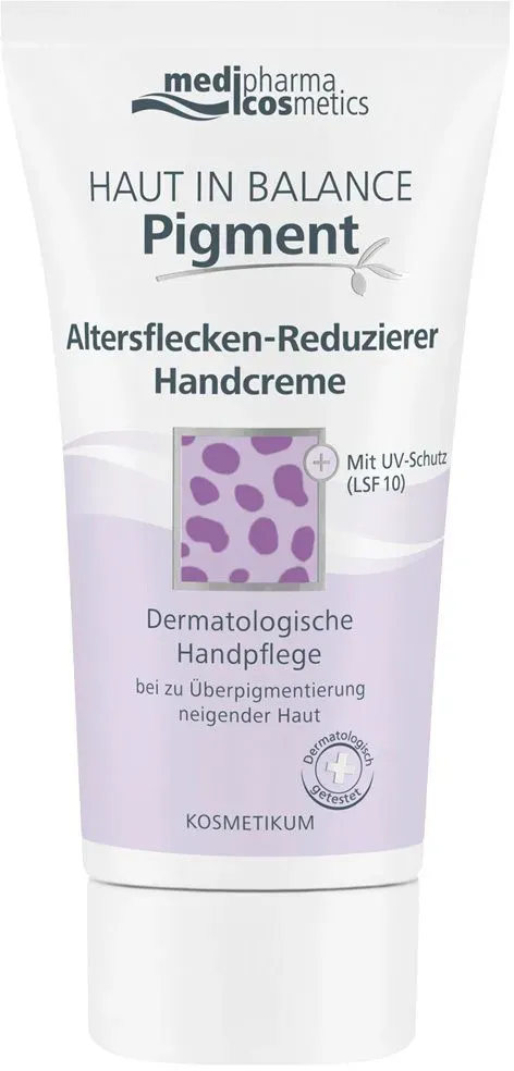 medipharma cosmetics Haut in Balance Pigment Altersflecken-Reduzierer Handcreme