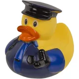 Witzige Badeente in verschiedenen Motiven, Lustige Quietscheente für Erwachsene & Jugendliche, Deko Gummiente als Party-Gag & Geschenk (Fußball, Geburtstag, Hochzeit, Cowboy, Polizei) (Polizei)