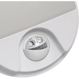 Licht-Erlebnisse Kellerleuchte LED Bewegungssensor mit Schalter 21 cm hoch IP54 Weiß 4100 K neutralweißes Licht 1870 lm - Weiß