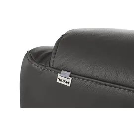 Hukla Sessel Dean Leder 70 x 109 x 88 cm Schwarz elektrisch