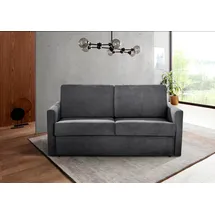 Home Affaire Schlafsofa Goldpoint 162 cm, Dauerschläfer, Liegefläche 120/200cm,« 2-Sitzer mit Bettfunktion, Bonell-Federkernmatratze grau