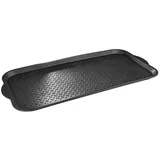 Walser Antirutschmatte Safetray, Mehrzweckwanne, Abtropfmatte Auto Kofferraumwanne, Schuhablage, Schuhabtropfschale, Ölwanne, Auffangwanne, Napfunterlage, Kunststoffwanne, Öl Auffangwanne L 99x47x3cm