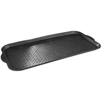 Walser Antirutschmatte Safetray, Mehrzweckwanne, Abtropfmatte Auto Kofferraumwanne, Schuhablage, Schuhabtropfschale, Ölwanne, Auffangwanne, Napfunterlage, Kunststoffwanne, Öl Auffangwanne L 99x47x3cm