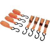 LAS Spanngurt-Set 10342 4-tlg mit Ratsche und Haken