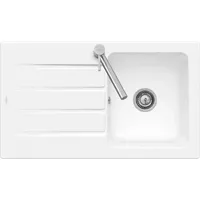 Villeroy & Boch Architectura 50 weiß alpin + Handbetätigung + Lochbohrung 1