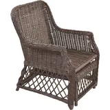 Home Affaire Rattanstuhl () Handarbeit, Maße (B/T/H): (67/75/91) braun