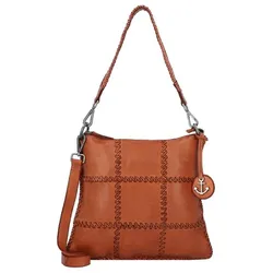Harbour 2nd Fashion Lights Xanthe Schultertasche Leder 33 cm  braun
