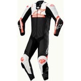 Alpinestars Missile V2 Ward, Lederkombi 1tlg. - Schwarz/Weiß/Neon-Rot - 60