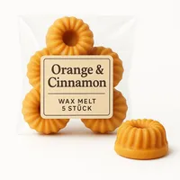 Duftmelt Orange & Cinnamon | 5er Set - Duftwachs | Duftkerzen