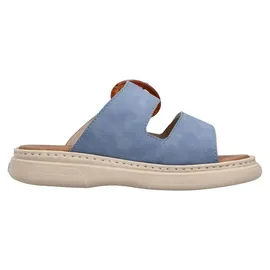 Rieker Bequeme Pantoletten für Damen, blau, 37 EU