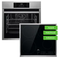 AEG Herdset 71 Liter mit Induktionskochfeld PowerBooster