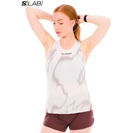 Salomon Damen S-Lab Speed Singlet Top (Größe S, weiss)