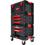 Qbrick System Pro Schubladen-Werkstatt-Set 2, Schubladen - Skrz N8346 - Schwarz
