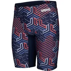 Arena Herren Badehose Kikko Pro Swim Jammer Navy Team Rot-Weiß-Blau 28