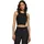 URBAN CLASSICS Cropped Rib Top Schwarz M