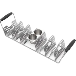 Weber Taco-Halter mit zwei integrierten Dipschalen