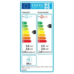 TORNADO Klimaanlage Portable 9000 BTU TOR7463026