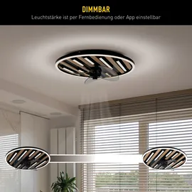 OTTO home Vollo 50 cm Deckenventilator Schwarz