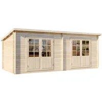 Alpholz Maria Twin 6,01 x 2,75 m beige Leimholz-Tür