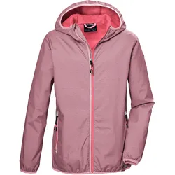 Funktionsjacke KILLTEC "KOS 138 GRLS JCKT", Kinder, Gr. 152, rosa (altrosa), Oberstoff: 100% Polyester, Futter: 100% Polyester, sportlich, Jacken, Kinderjacke: wasserdicht, reflektierend, elastisch, PFAS-frei