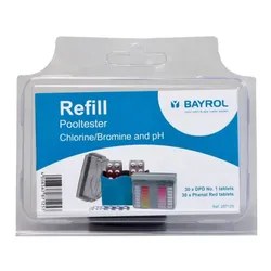 Bayrol Pool-Tester Nachfüllpackung Chlor/Brom/pH