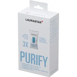 Laurastar Ersatzgranulat für Kalkschutzwasserfilter 3er Set Blau/Weiß