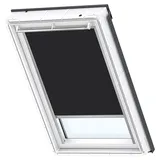 VELUX Verdunkelungsrollo Uni Schwarz 3009, C04 3009K (Farbe: - 3009K, Farbe Schiene: Premium