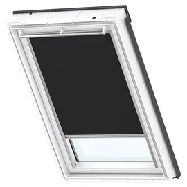 VELUX Verdunkelungsrollo Uni Schwarz 3009, C04 3009K (Farbe: - 3009K, Farbe Schiene: Premium