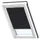 VELUX Verdunkelungsrollo Uni Schwarz 3009, C04 3009K (Farbe: - 3009K, Farbe Schiene: Premium