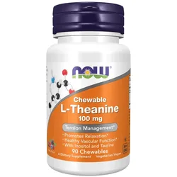 Now Foods L-Theanin mit Inositol und Taurin 90 St