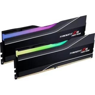 G.SKILL Trident Z5 Neo RGB schwarz DIMM Kit 32GB, DDR5-6400, CL30-39-39-102, on-die ECC F5-6400J3039G16GX2-TZ5NR,