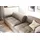 KAWOLA Big Sofa PALACE 3-Sitzer mit Sitztiefenverstellung Leder taupe