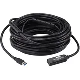 ATEN USB-A auf USB-C 20 m Schwarz